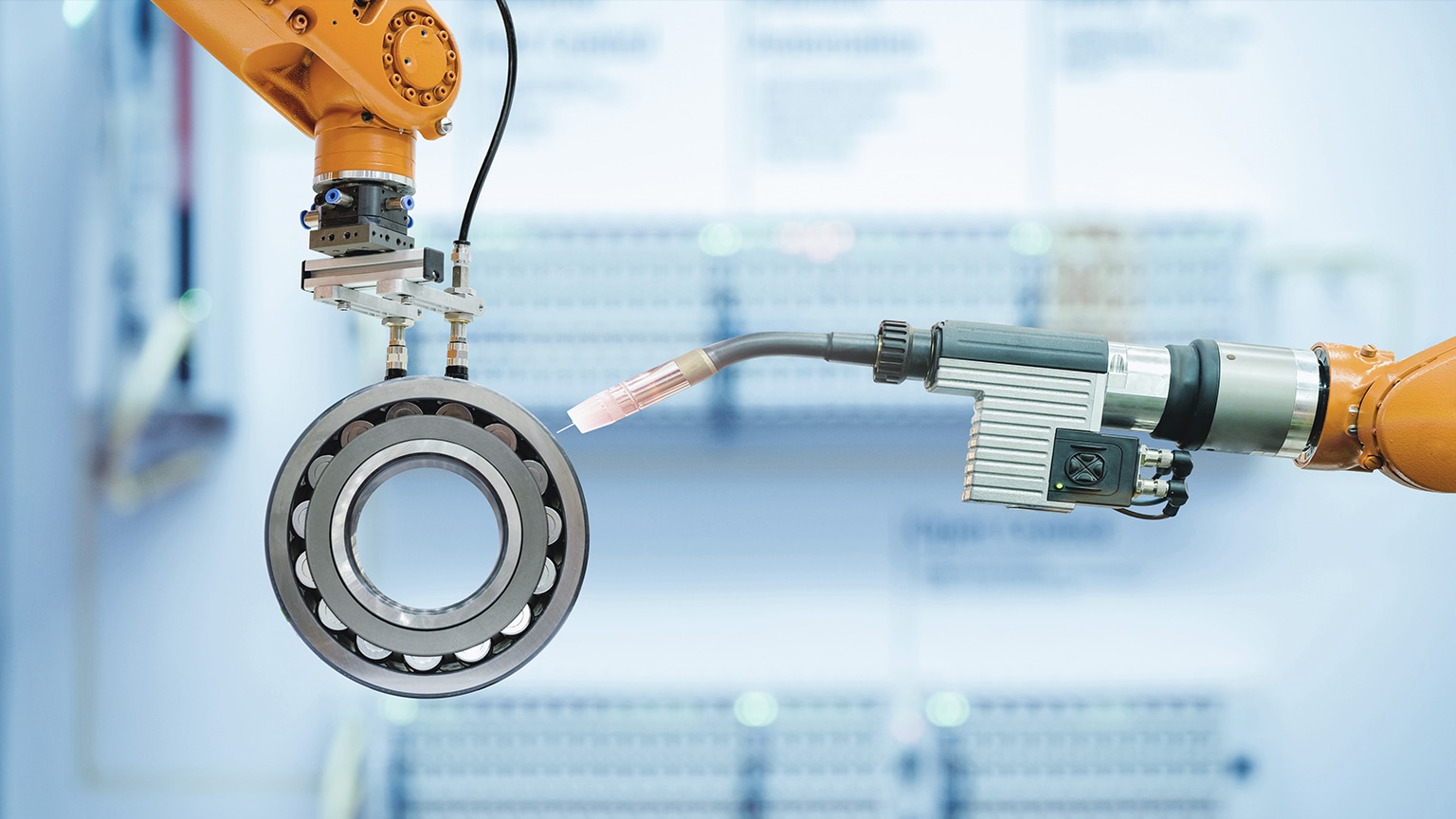 Image showcasing Industry 4.0 adoption with the right focus